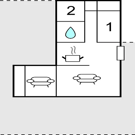 Two-bedroom Holiday In Casa de Férias